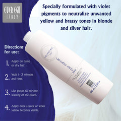 Ever Ego Italy Color Maintain Silver close-up with rich lather and hydration