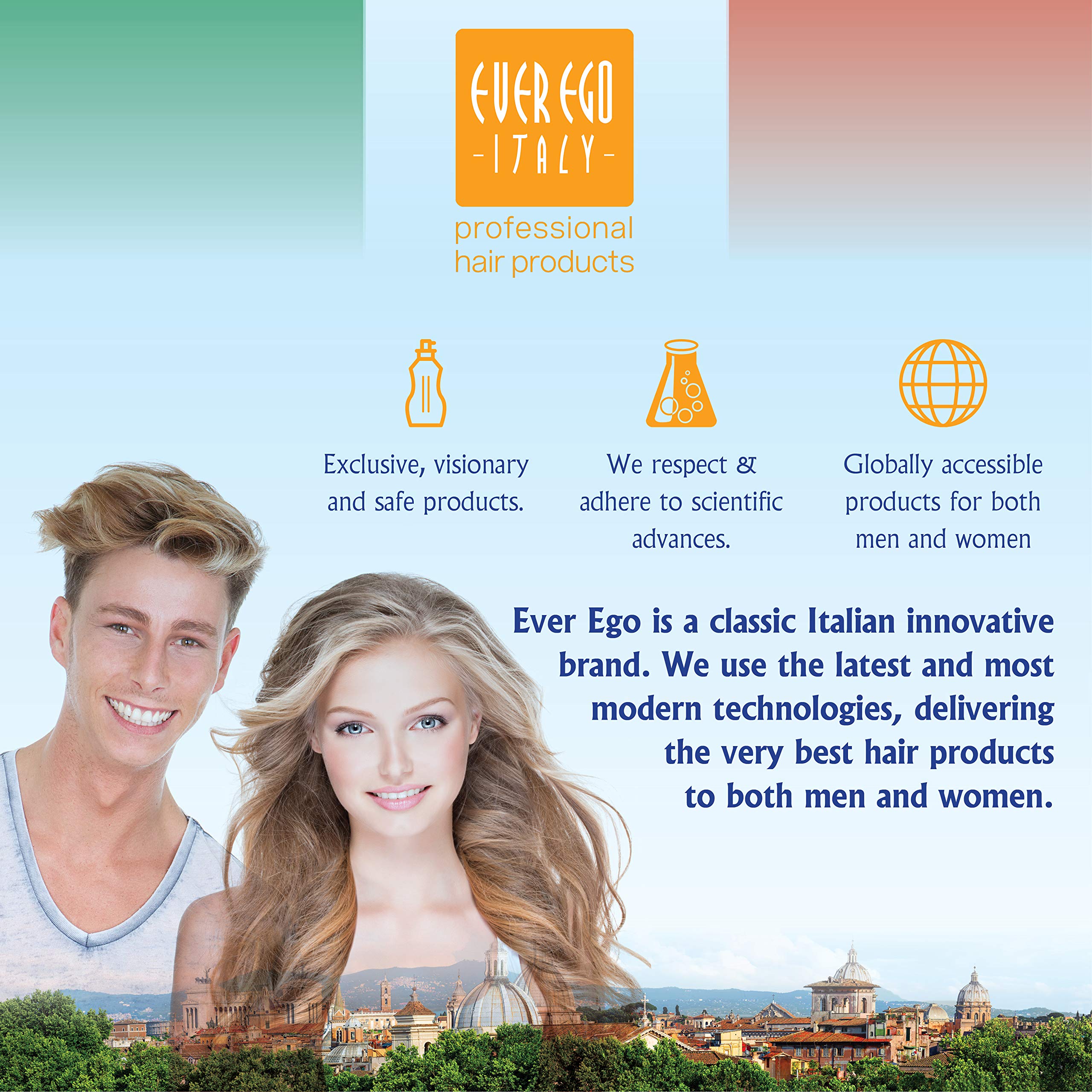 Ever Ego Italy Color Maintain Silver final shot with soft, manageable hair