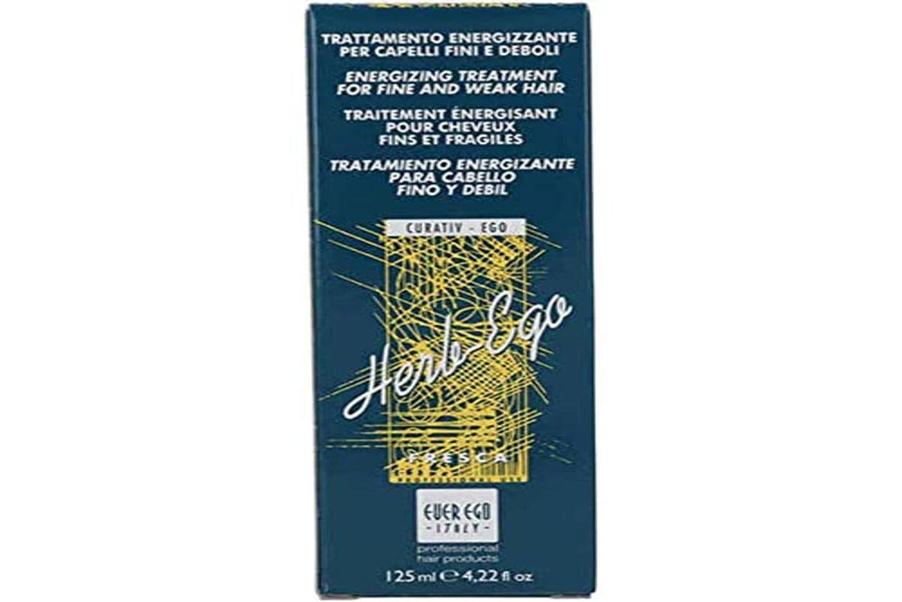 Ever Ego Italy Fresca bottle with dropper for scalp refresh and hair strengthening.