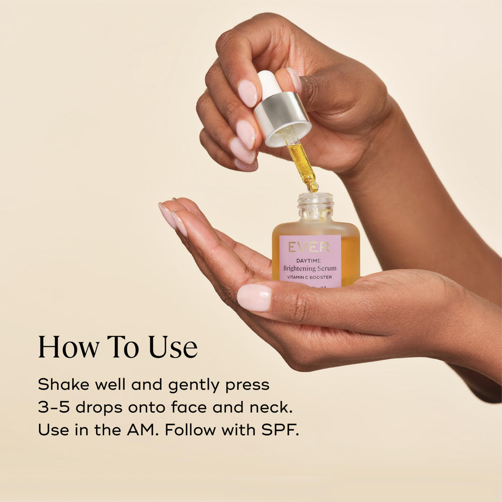 EVER Vitamin C Serum for daily use under moisturizer