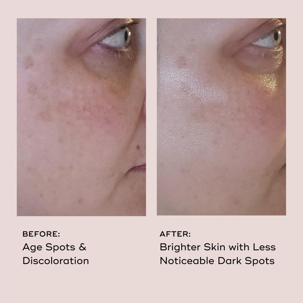 Texture swirl of EVER Vitamin C Serum showing quick absorption