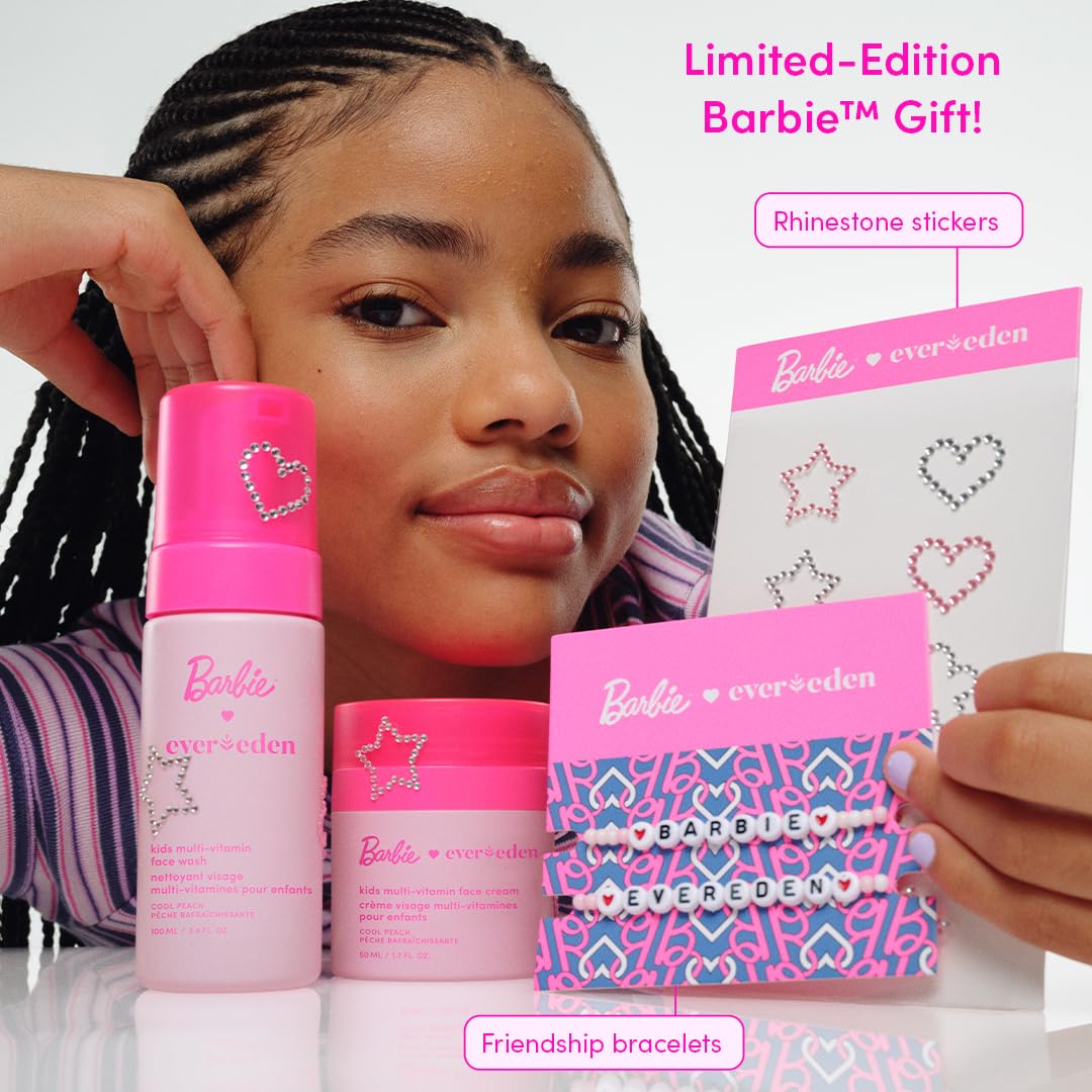 Evereden Barbie accessories bracelets for playful skincare moments.