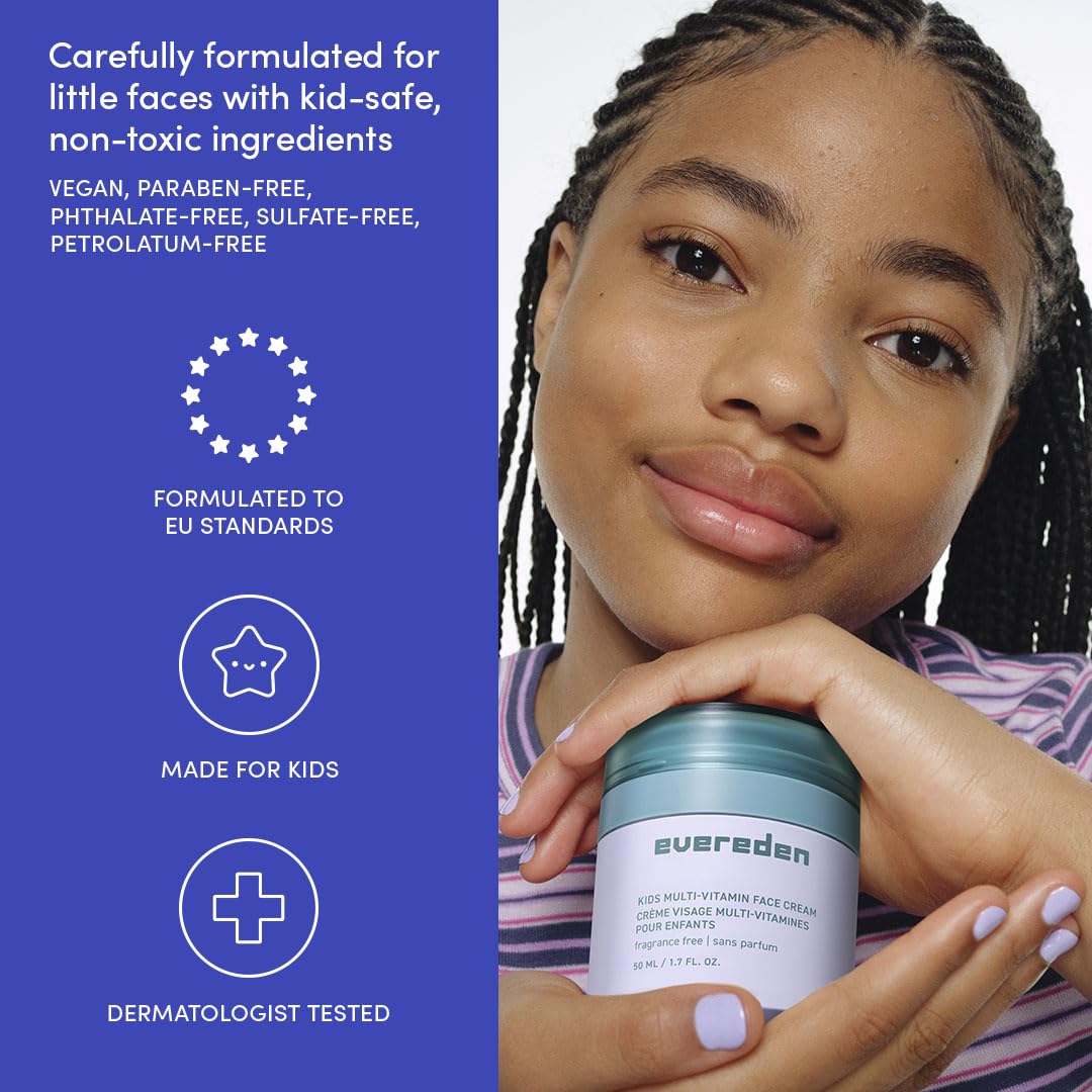 Family using the Evereden 1-2-3 routine for a simple daily skincare ritual.