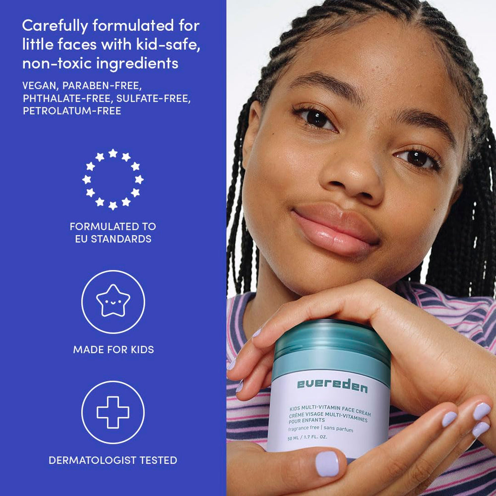 Family using the Evereden 1-2-3 routine for a simple daily skincare ritual.