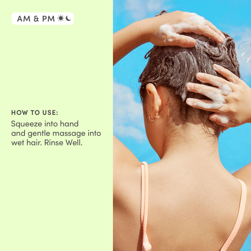 Family-friendly Evereden shampoo shown for daily use at home.