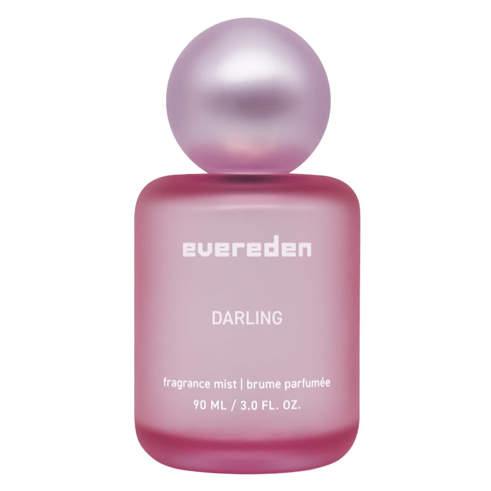 Evereden Darling fragrance bottle with floral notes for daily hair and body refresh.