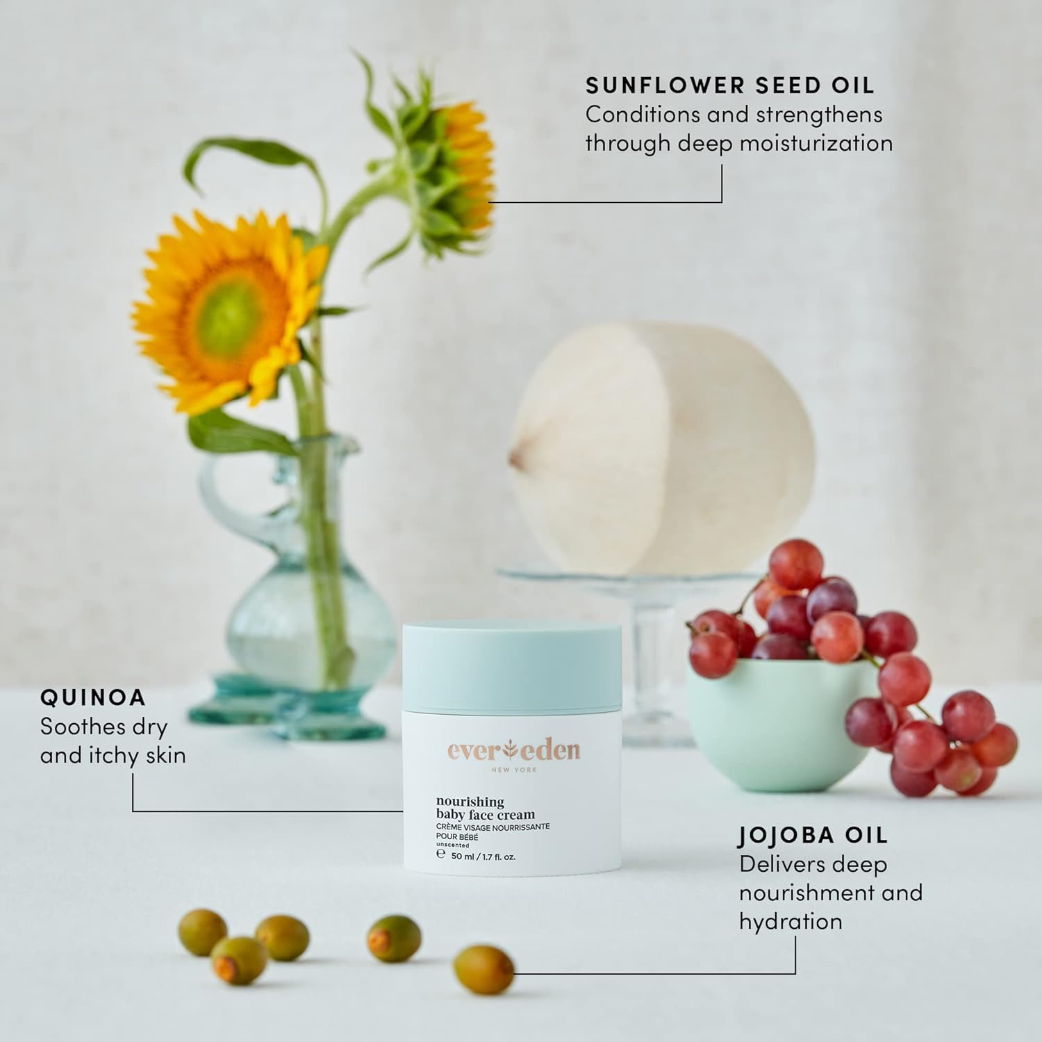 Evereden Dry Relief Duo lip balm tube ready for soothing baby lips