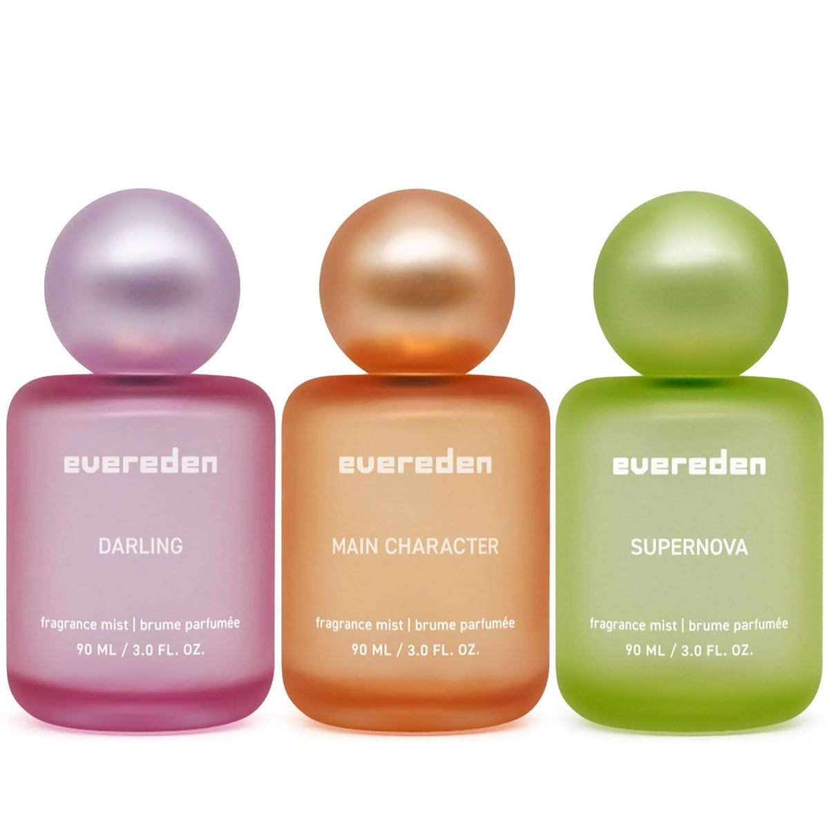 Evereden fragrance hair and body mist bundle displayed for daily self-expression.