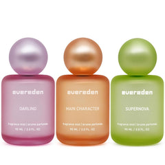 Evereden fragrance hair and body mist bundle displayed for daily self-expression.