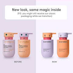 Evereden Happy Hair Duo conditioner bottle highlighting slip and smoothness