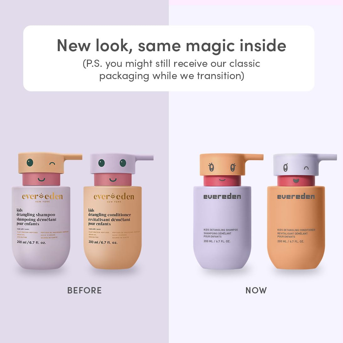 Evereden Kids Bathtime Trio conditioner bottle slip and moisture for easy combing