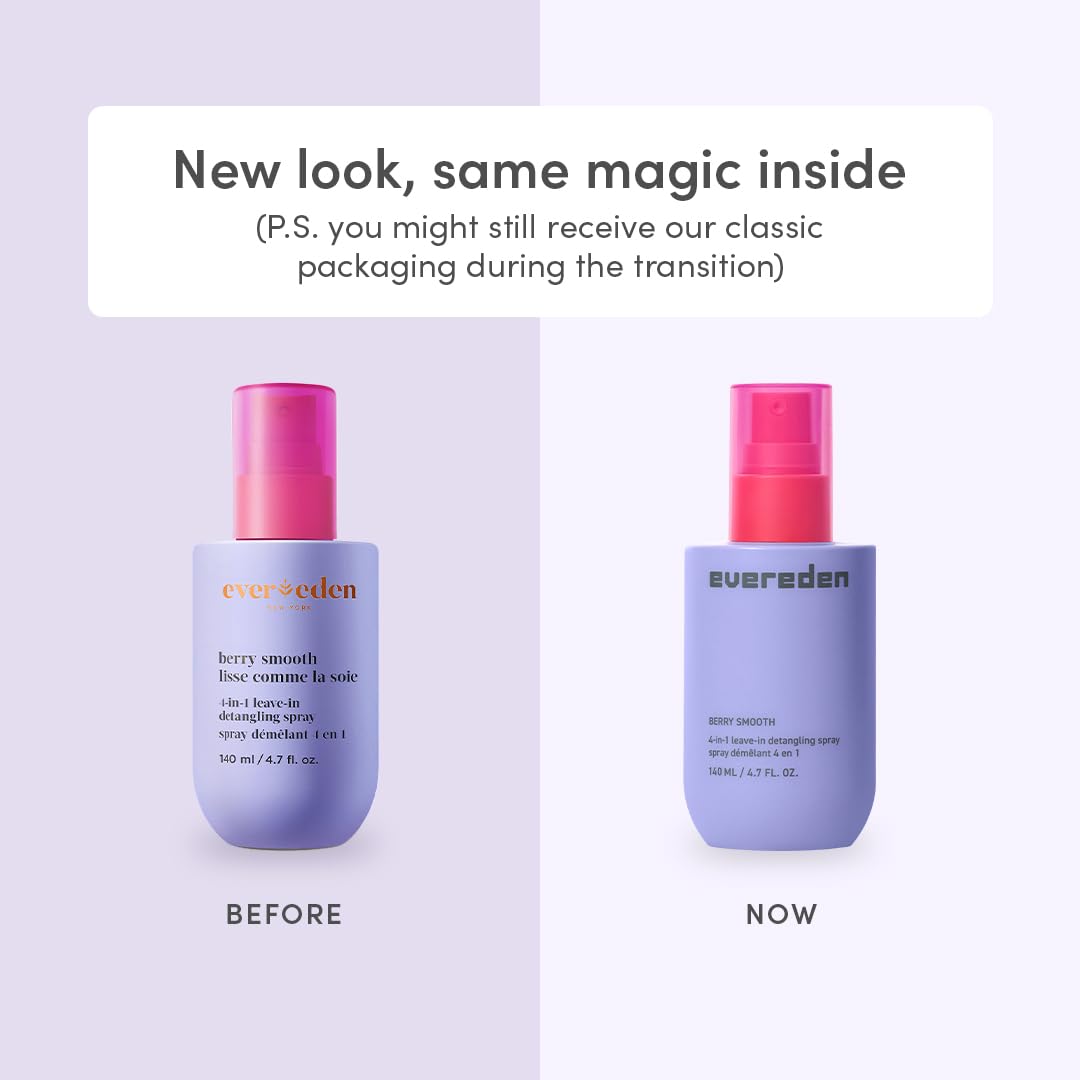 Evereden Kids Detangler Spray mist dispersing evenly for smooth hair.