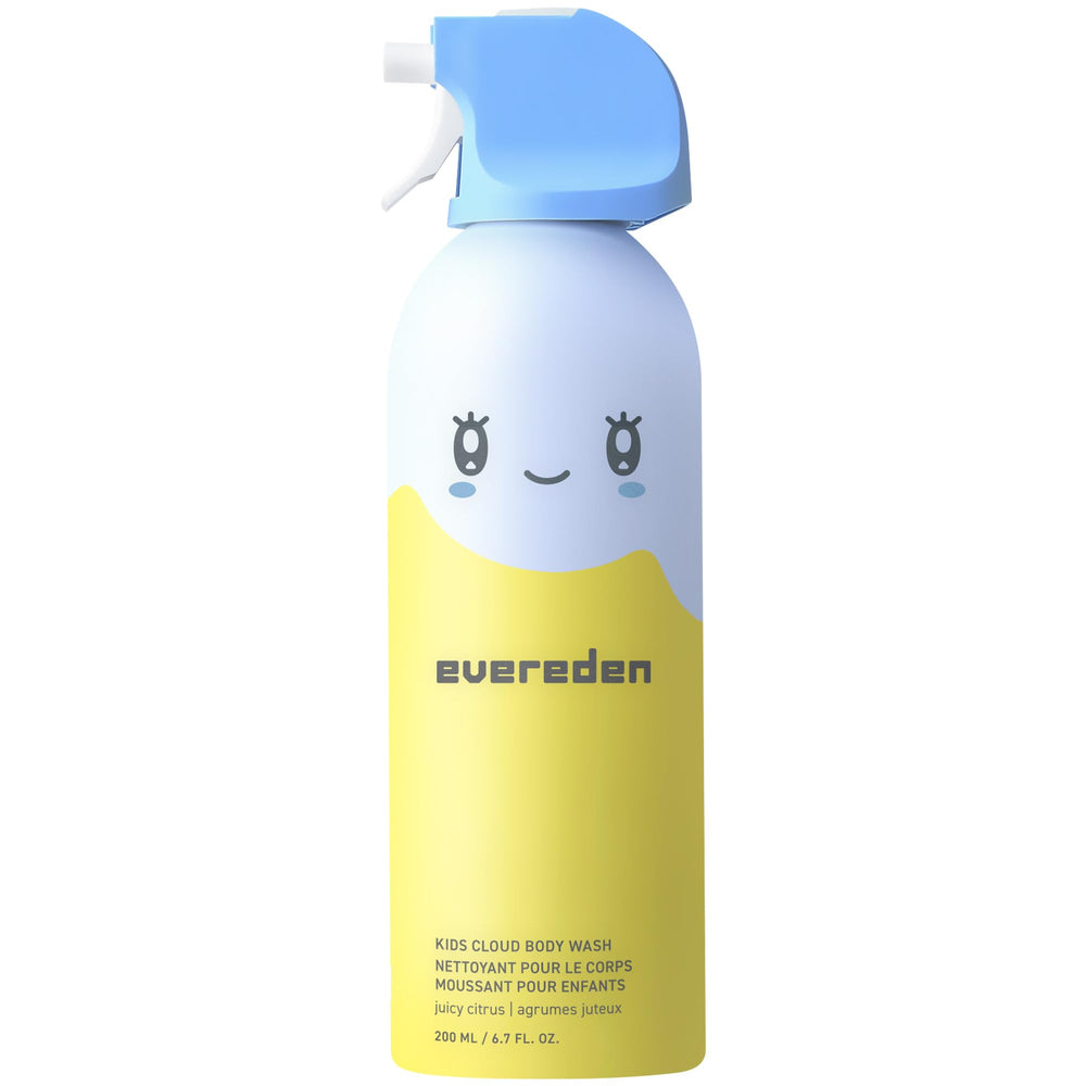 Evereden Kids Foam Soap cloud bath dispenser with fluffy foam for playful cleansing.
