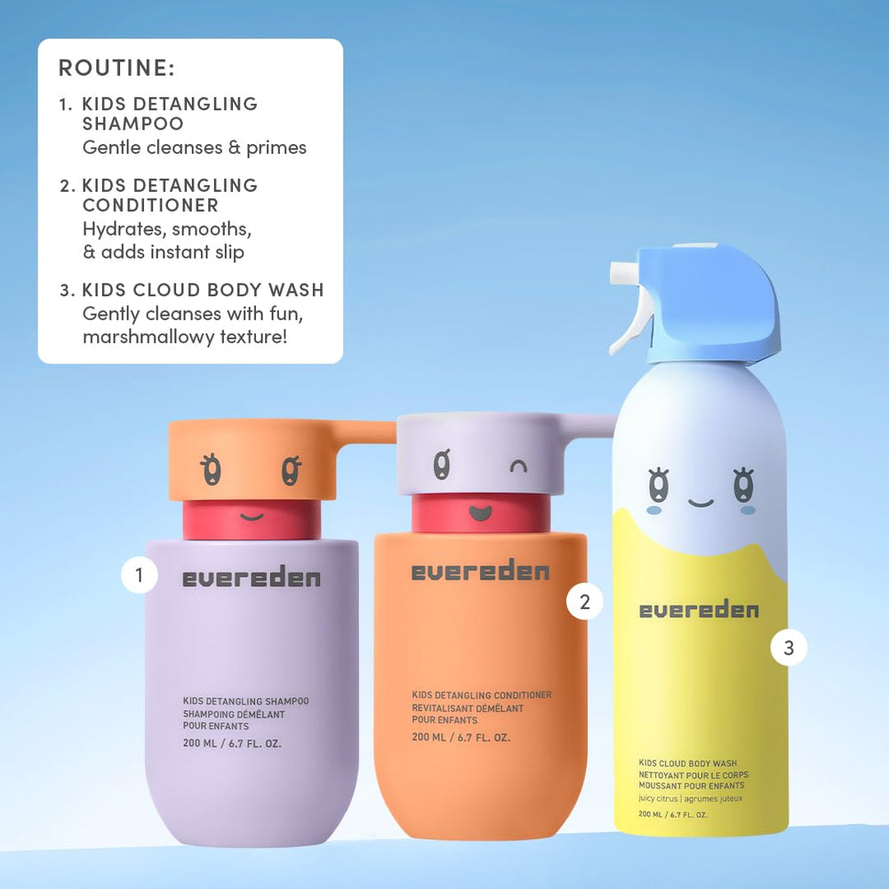 Evereden Kids Foam Soap tropical fragrance scene inviting bath time.