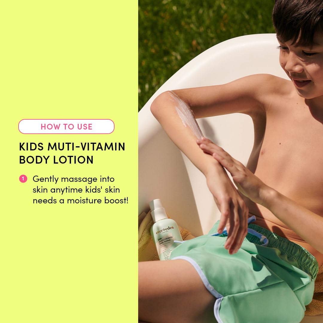 Evereden lotion on skin close-up indicates deep hydration and moisture barrier support