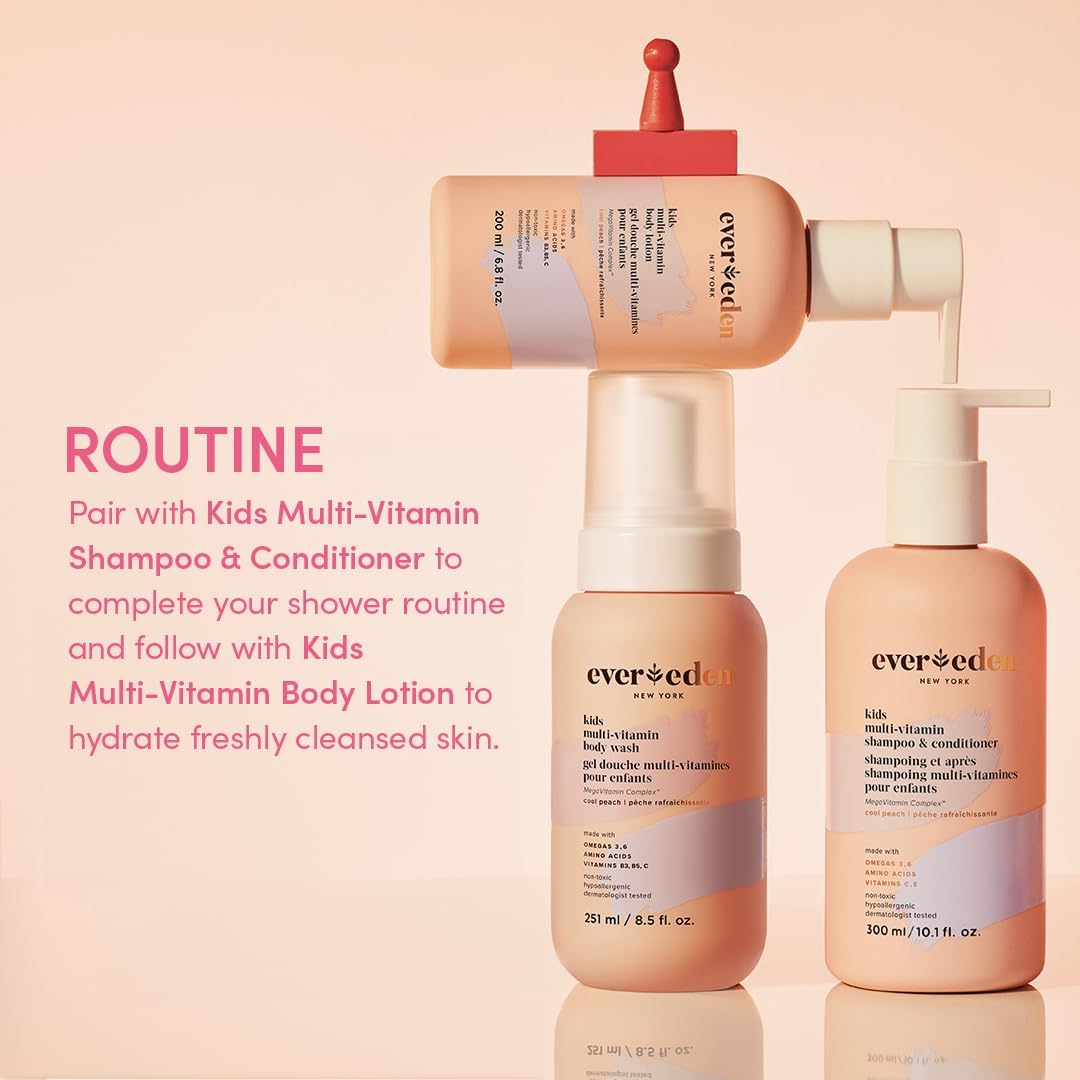 Evereden Kids lotion ingredients list emphasizes sunflower and grapeseed oils