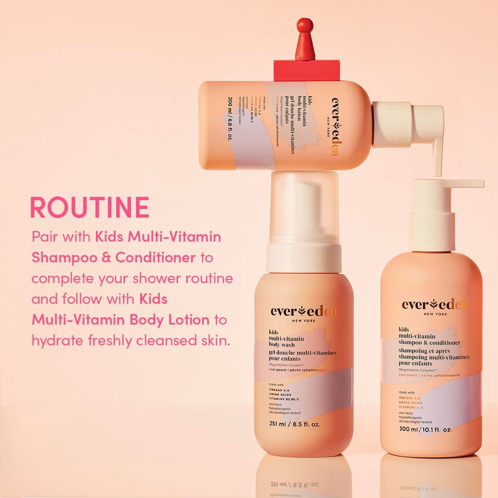Evereden Kids lotion ingredients list emphasizes sunflower and grapeseed oils