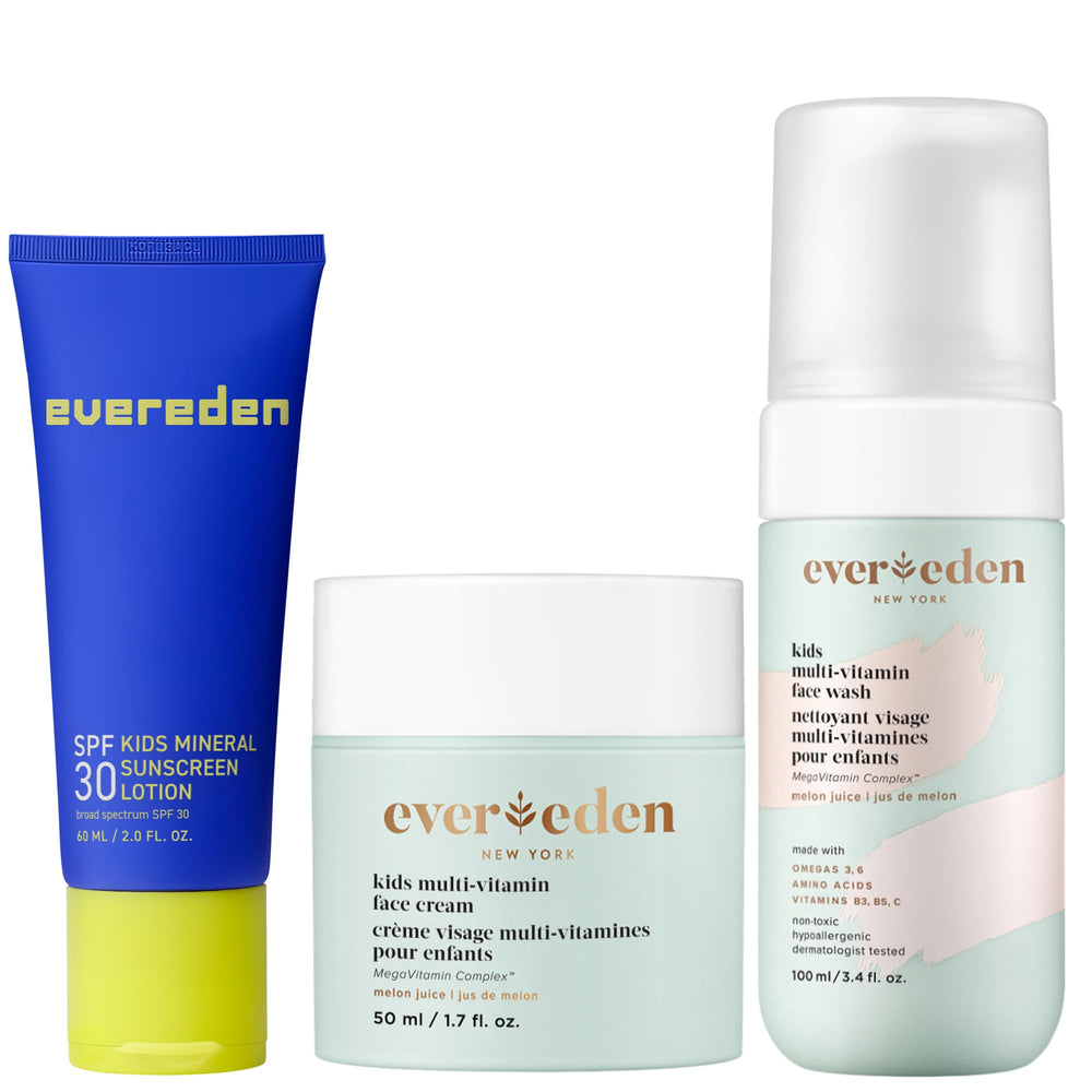 Evereden Kids Multi-Vitamin Face Wash bottle for gentle daily cleansing