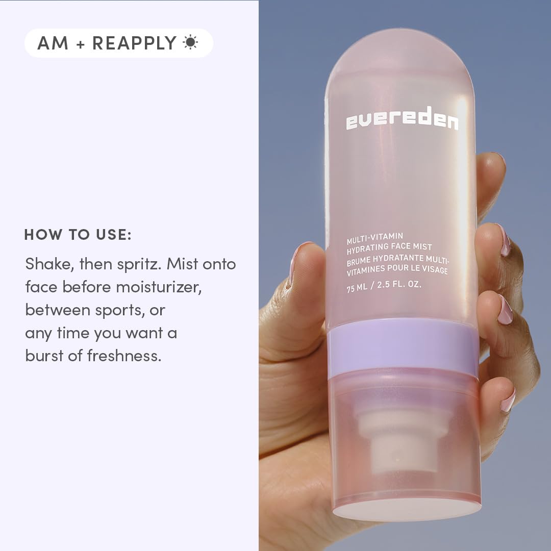 Evereden kids hydration spray supports a clean, gentle daily routine