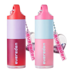 Evereden Kids Tinted Lip Gloss Kit Ruby Red bottle providing hydrated shine.