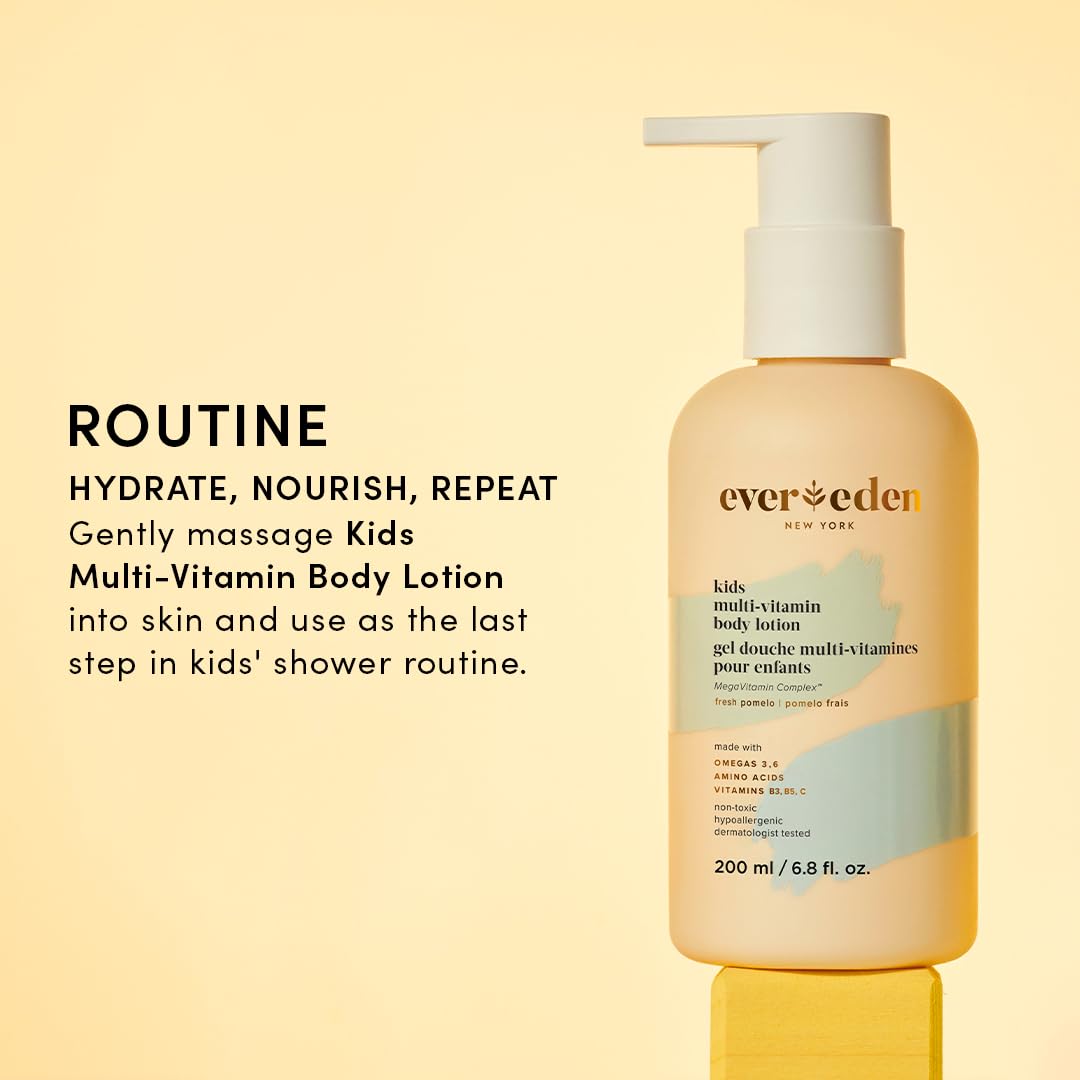Evereden kids travel essentials 2in1-shampoo-conditioner offers simple head-to-toe care on trips.