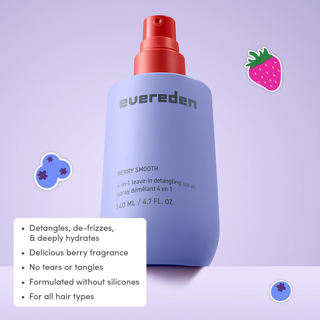 Evereden Kids detangling conditioner nourishes hair for softer, manageable locks
