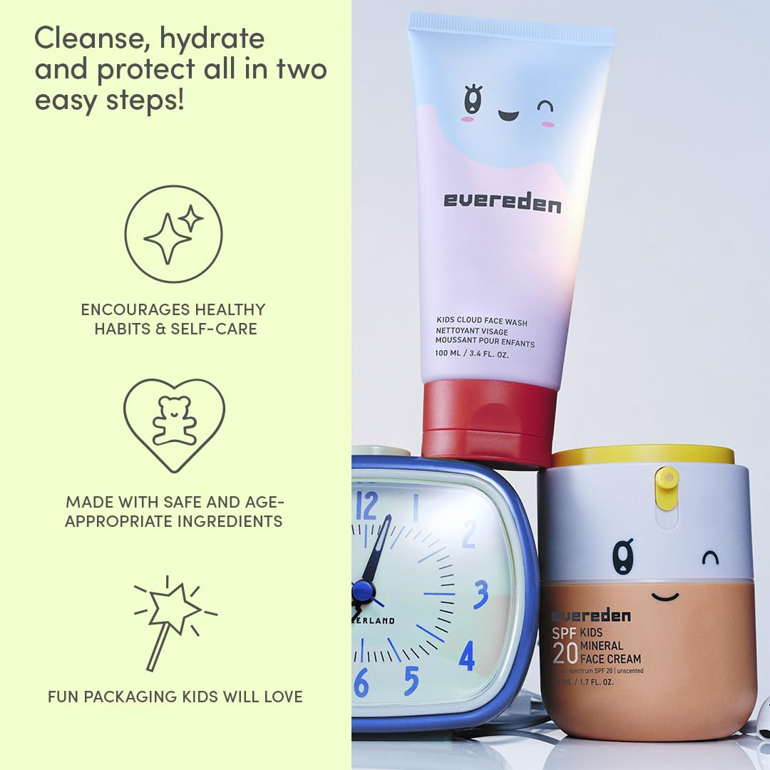 Evereden Mineral Cream shows light, non-greasy texture for pores