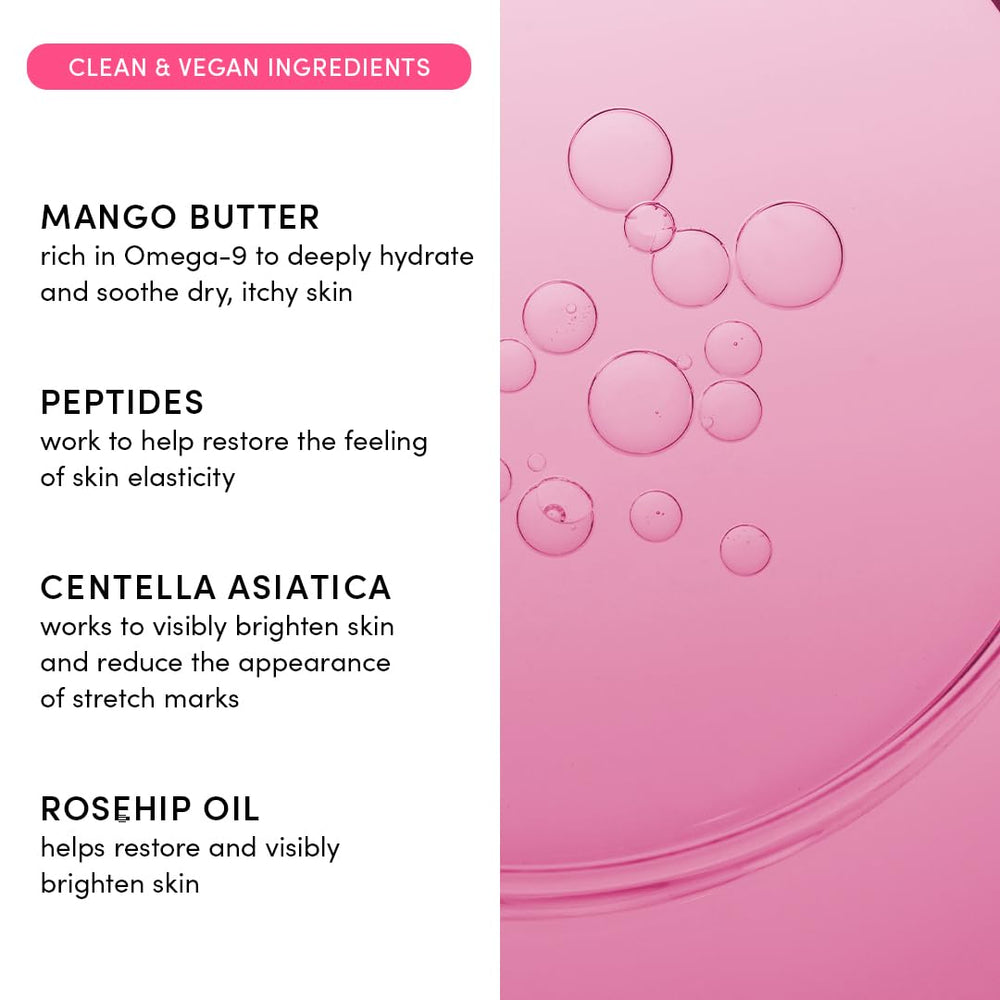 Evereden Nourishing Stretch Mark Cream highlights cold-pressed oils.