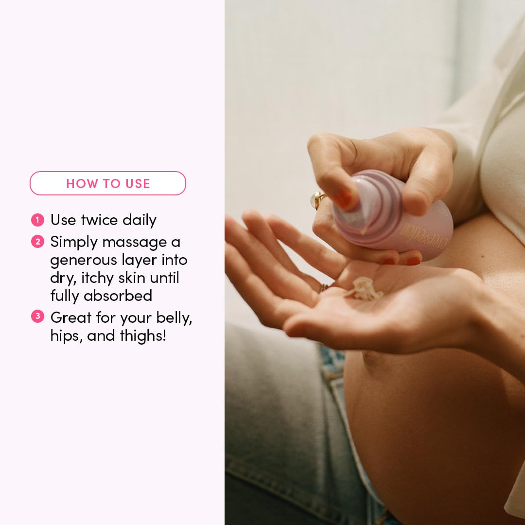 Evereden Nourishing Stretch Mark Cream for postpartum skin care.