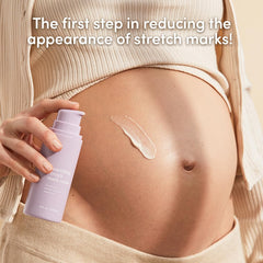 Evereden Nourishing Stretch Mark Cream texture close-up, creamy and non-greasy.