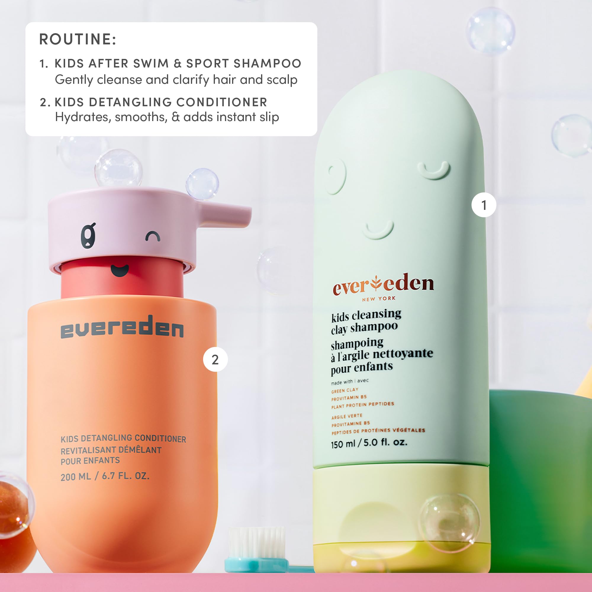 Pediatrician-tested Evereden formula seal on bottle.