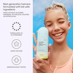 Evereden Plant Protein Peptides strengthen hair after swimming.