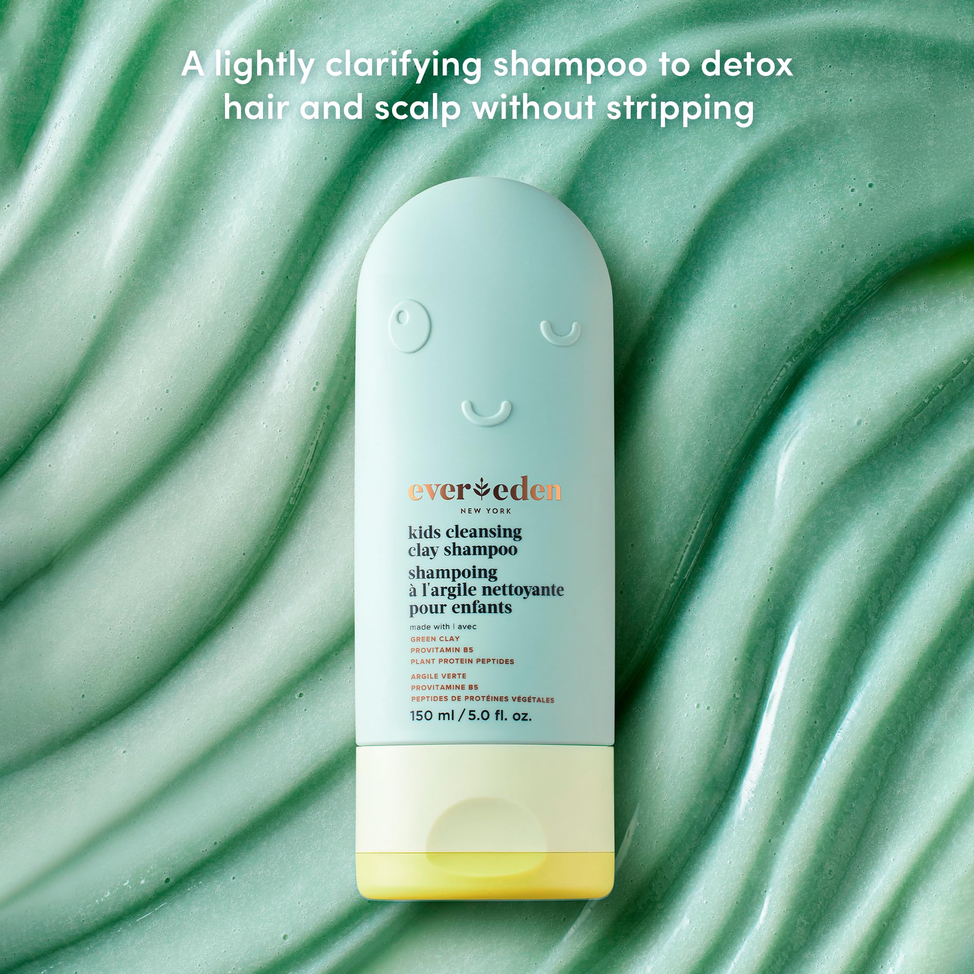 Evereden Provitamin B5 balances scalp moisture close-up.