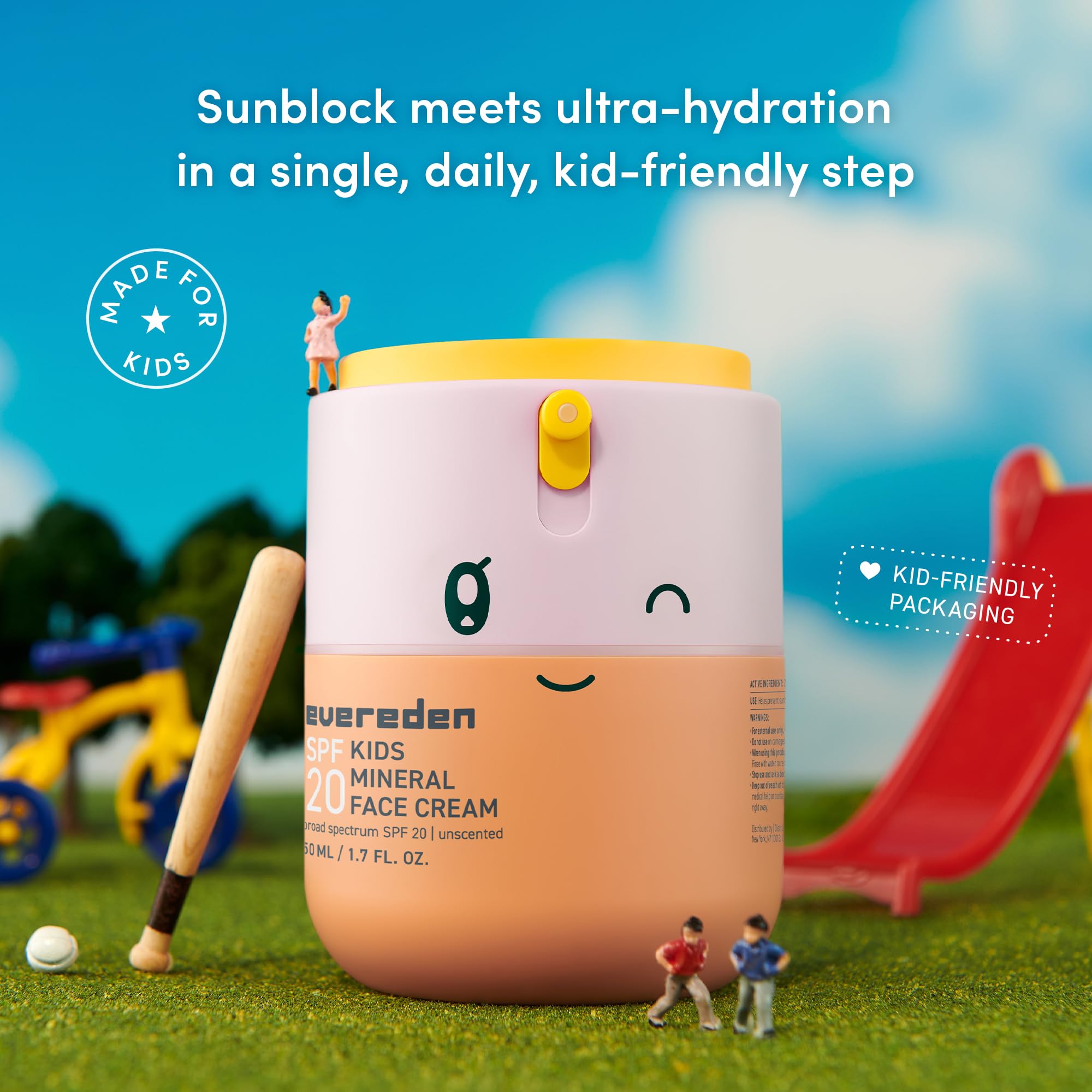 Pro-Vitamin B5 and sunflower oil in Evereden moisturizer nourish skin
