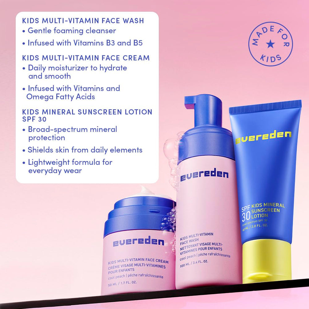 Evereden SPF 30 Mineral Sunscreen tube for daytime protection