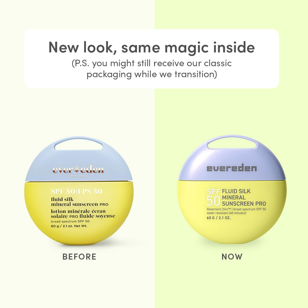 Evereden SPF50 Fluid Silk Mineral Kids Sunscreen applied to the face with quick absorption.