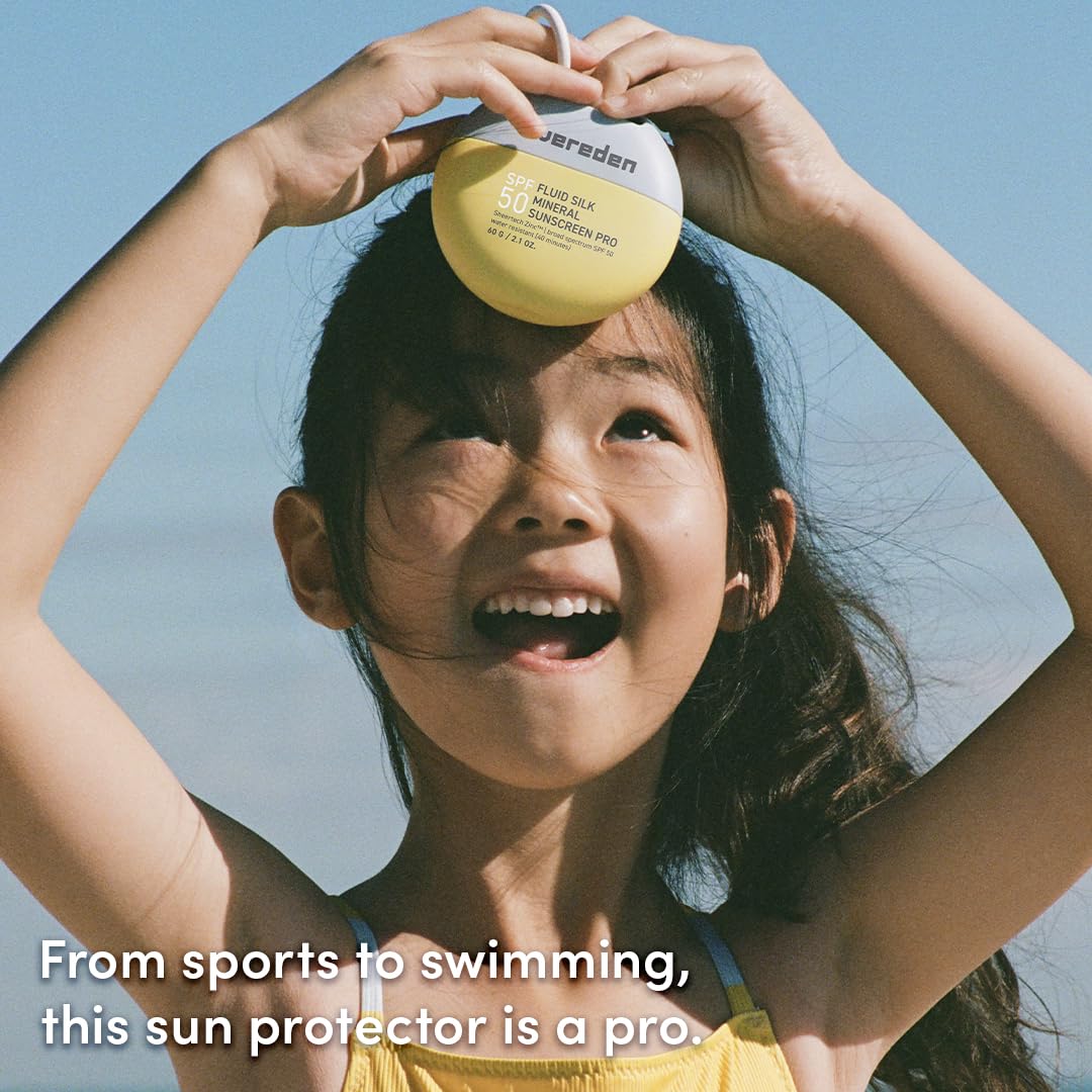 Evereden mineral sunscreen on the beach scene offers sheer, lightweight protection.