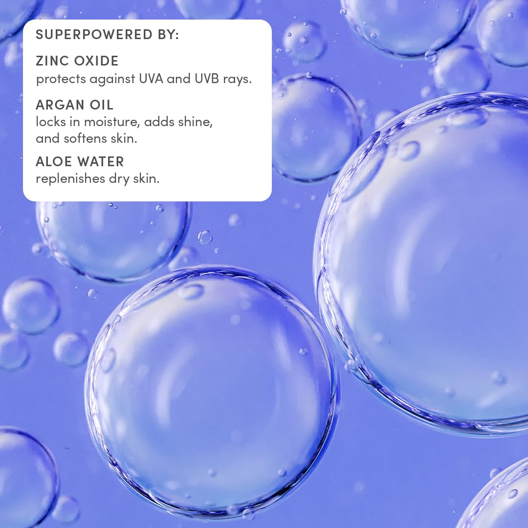 Evereden SPF50 Fluid Silk Mineral Kids Sunscreen sits smoothly on skin thanks to non-nano filters.