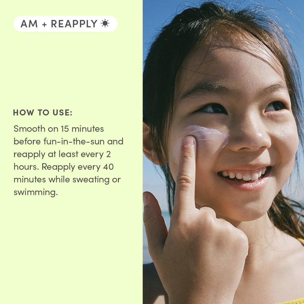 Evereden SPF50 Fluid Silk Mineral Kids Sunscreen as a daily skincare companion.