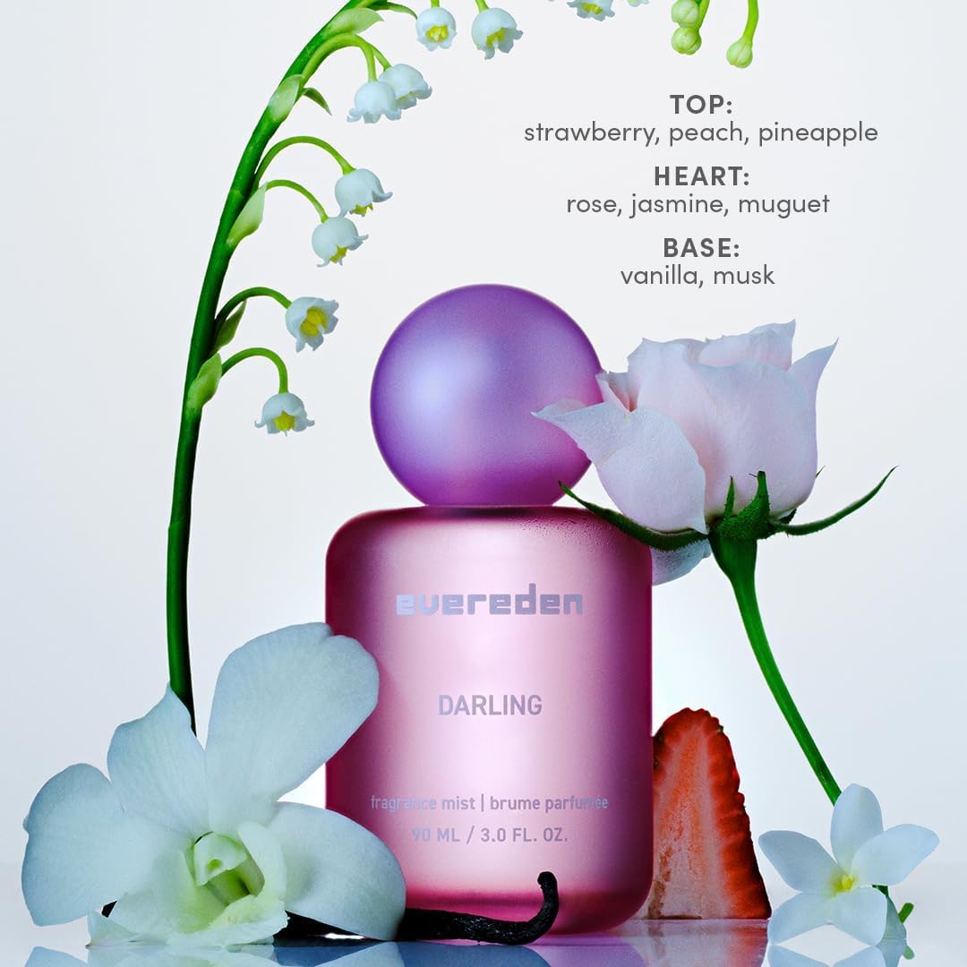 Evereden supernova body mist bottle highlighting fresh multidimensional notes.
