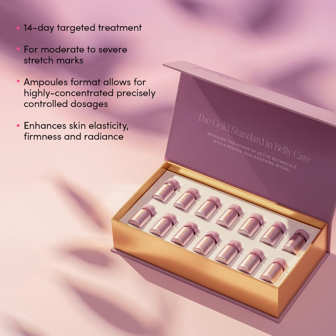 Evereden Tri-Orchid ampules dispense close-up shows fast-absorbing formula for hydrating skin.