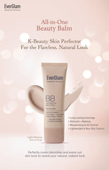 EverGlam skin perfector blending on skin for even tone.