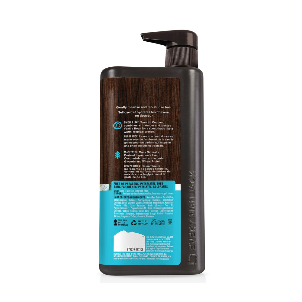 Every Man Jack 24oz bottle ready for daily showers