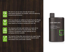 Every Man Jack aloe soy protein close-up for hair strength.