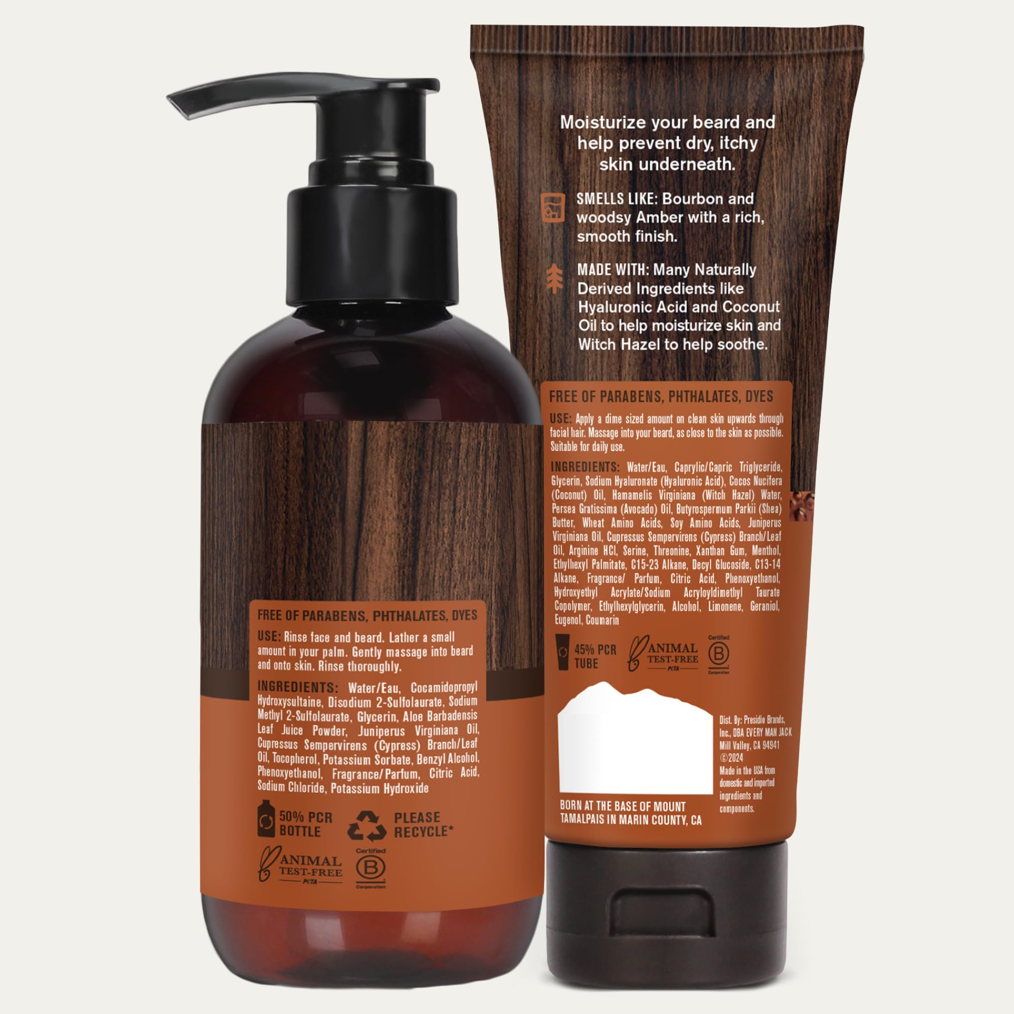 Every Man Jack set in a bathroom scene for easy, efficient grooming.