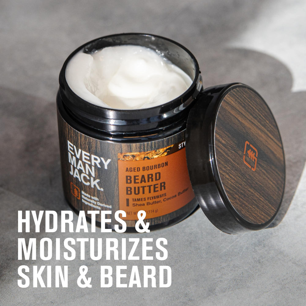 Every Man Jack beard butter two-pack box highlights value and convenience