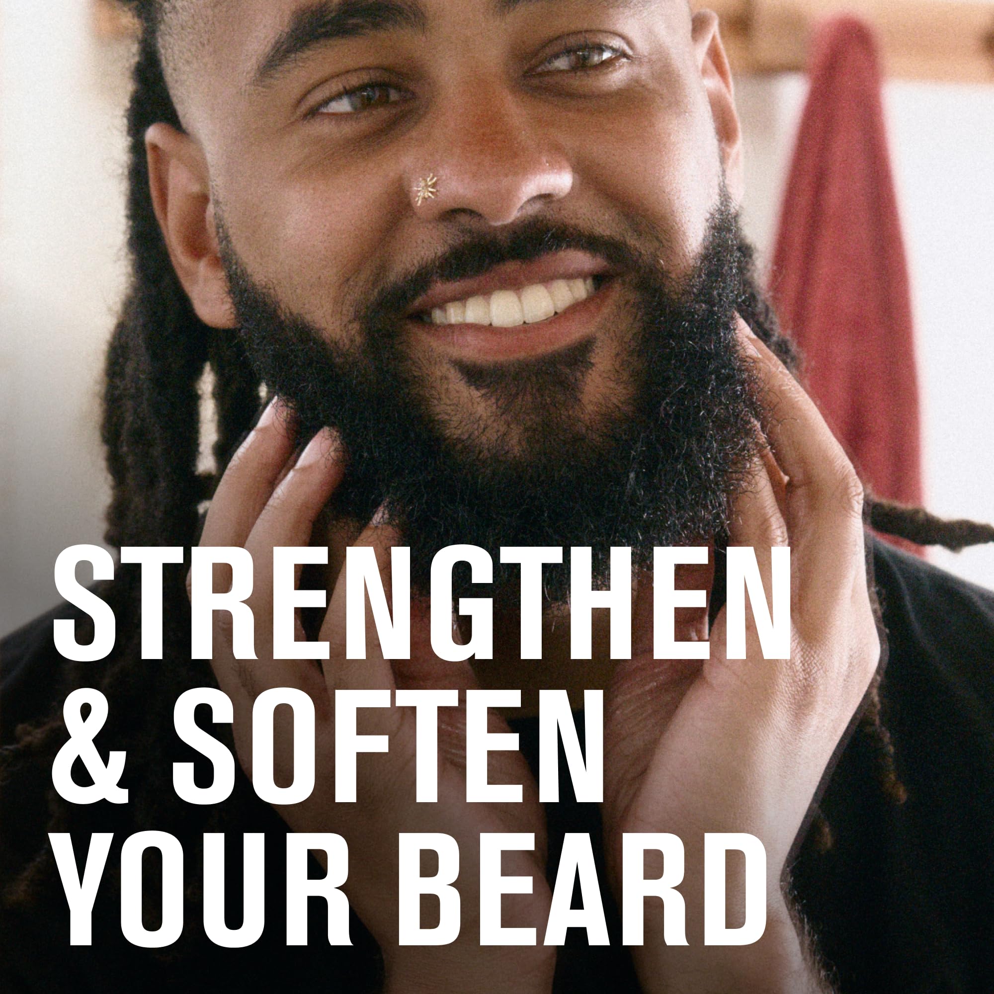 Every Man Jack aged bourbon beard oil bottle with rich aroma for a smooth look