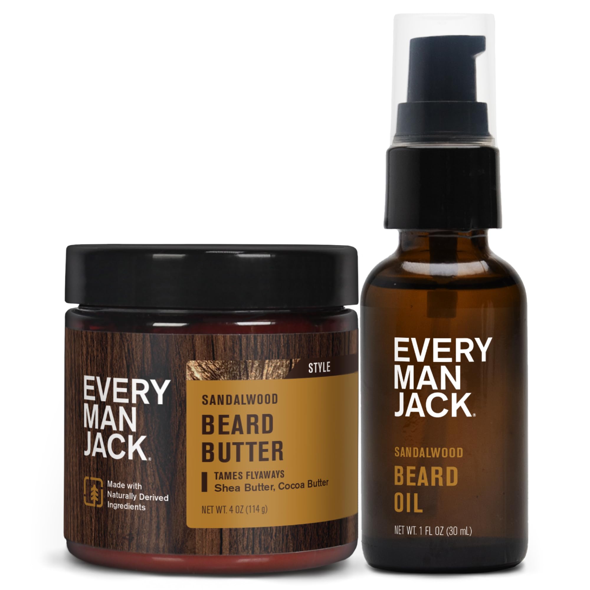 Every Man Jack beard oil bottle pour for easy application and hydration.