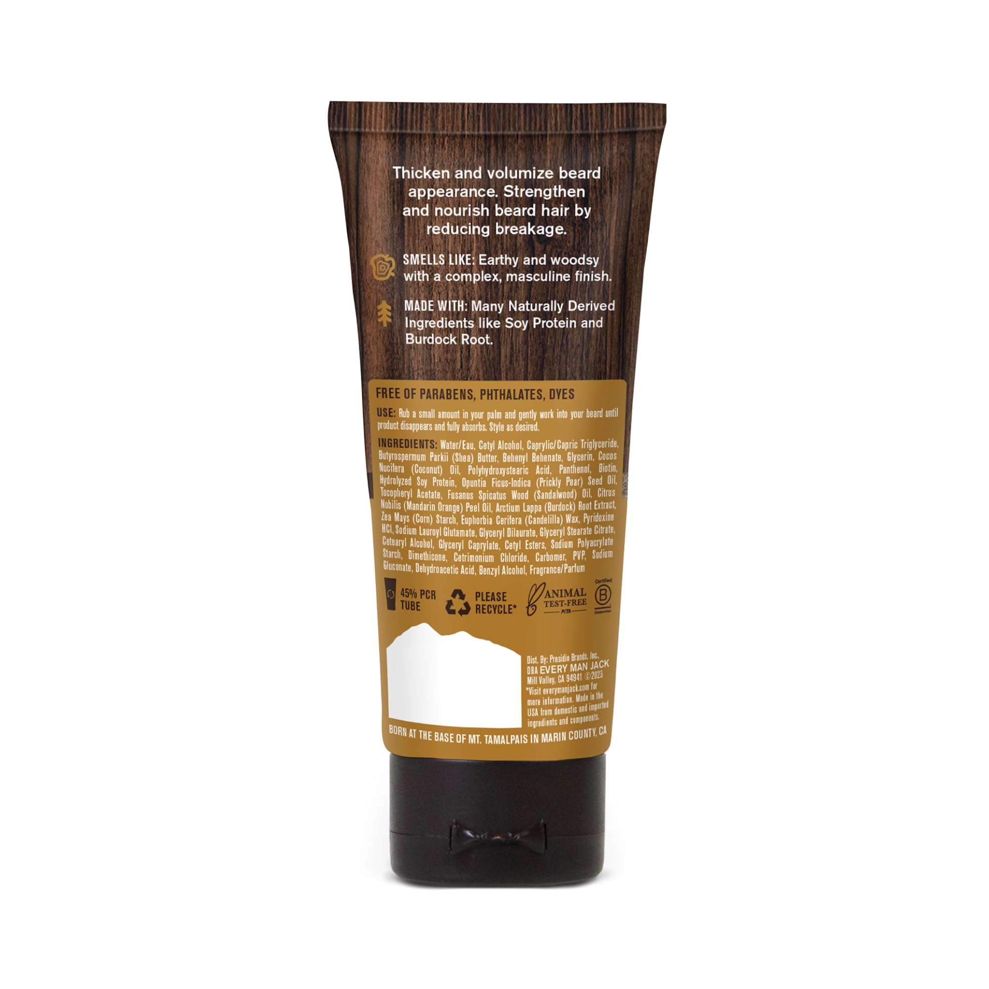 Dermatologist-tested badge on packaging signaling skin-friendly formula.