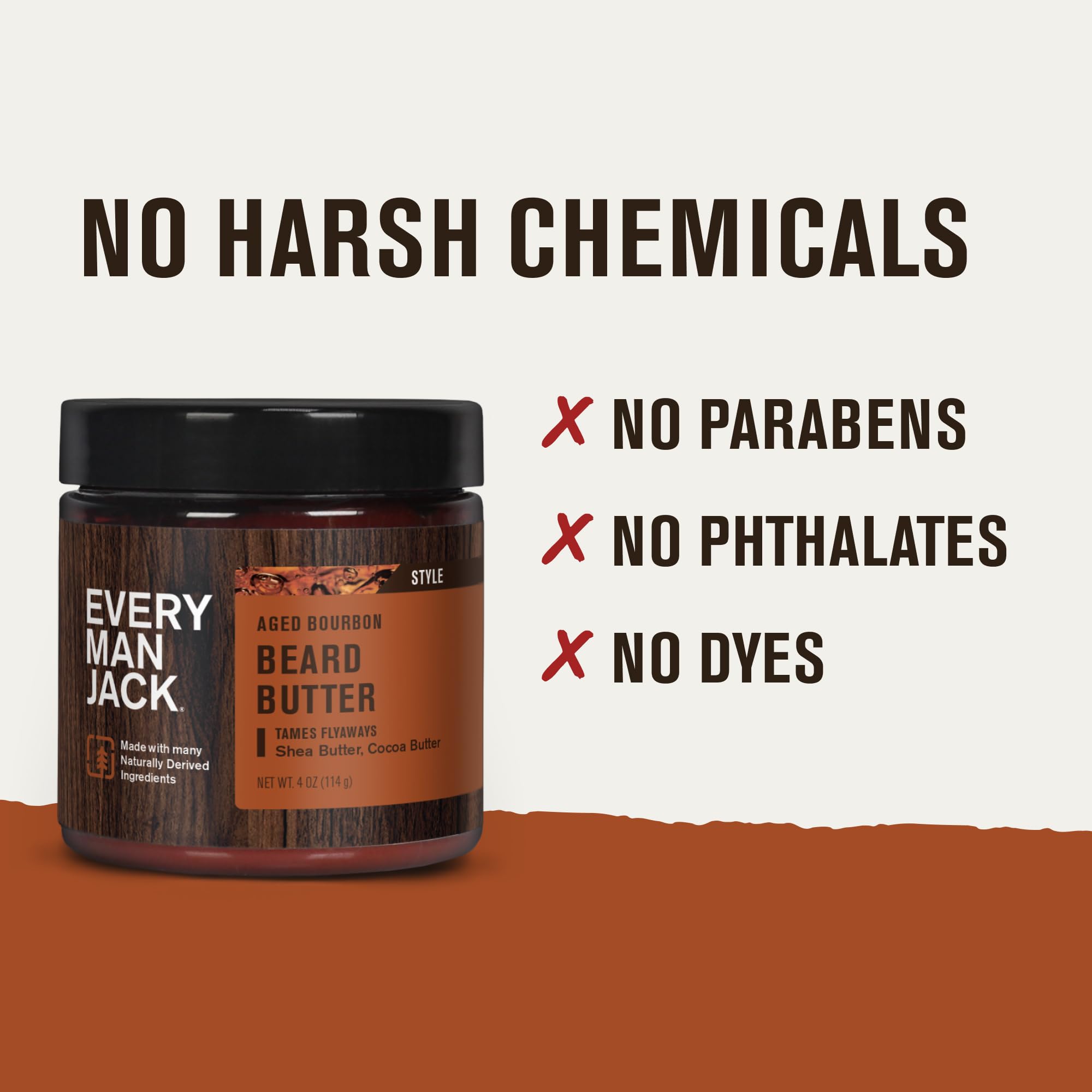 Every Man Jack coconut oil closeup highlights nourishing shine